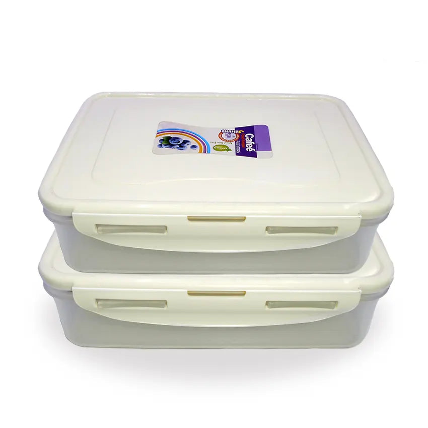Cafee Food Keeper XL Pack of 2 - (2300ml)