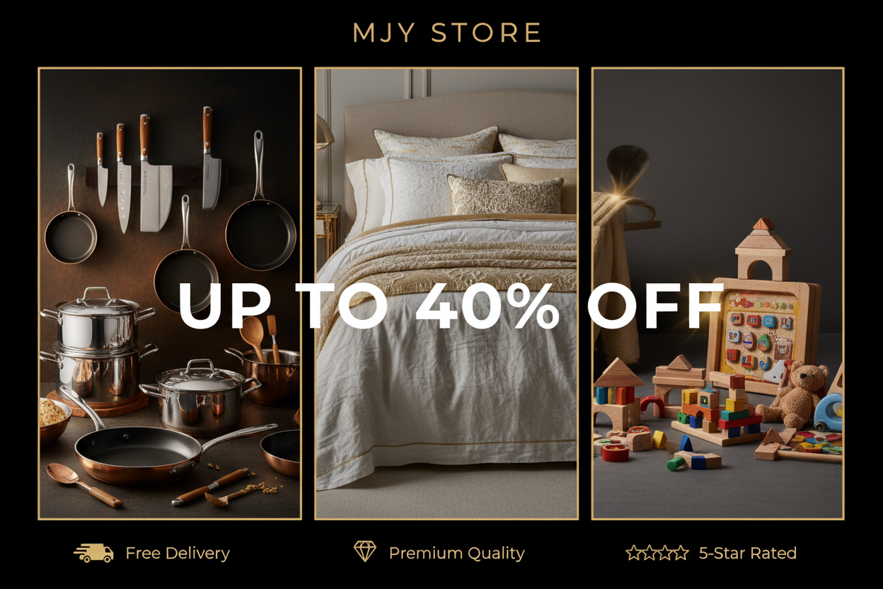 MJY Premium Household Store Hero Banner